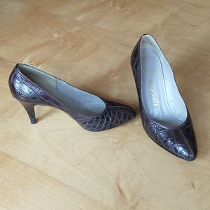 Vintage Maserati Alligator Pumps Pristine Conditio